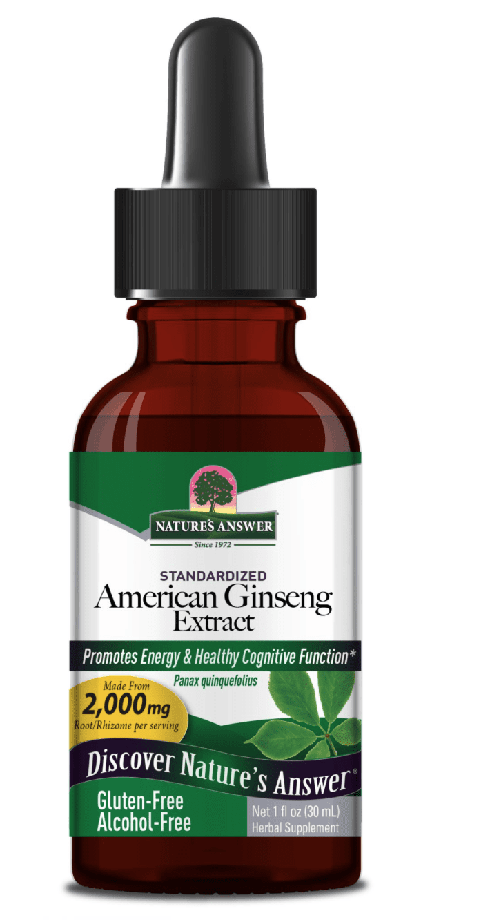 Nature's Answer American Ginseng, americký ženšen, extrakt, 2000 mg, 30 ml