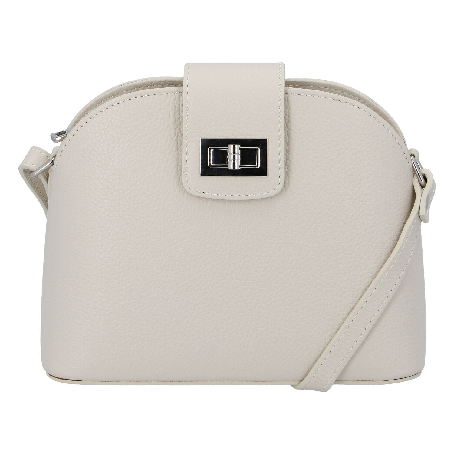 Dámská kožená crossbody kabelka koňaková - ItalY Brokylon koňak