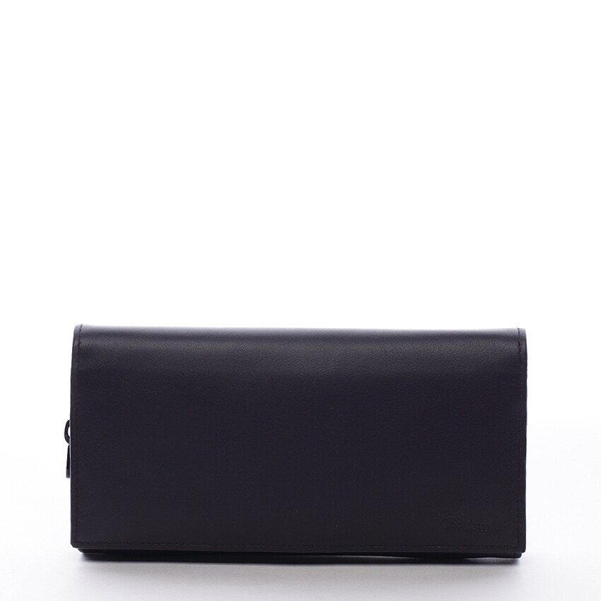 Dámská kožená peněženka černá - Delami Igna černá