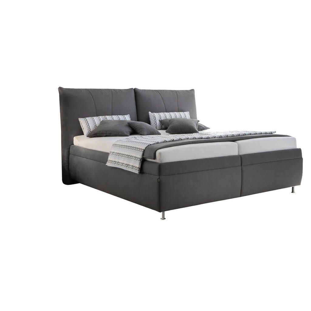 Dieter Knoll ČALOUNĚNÁ POSTEL, 180/200 cm, tmavě šedá