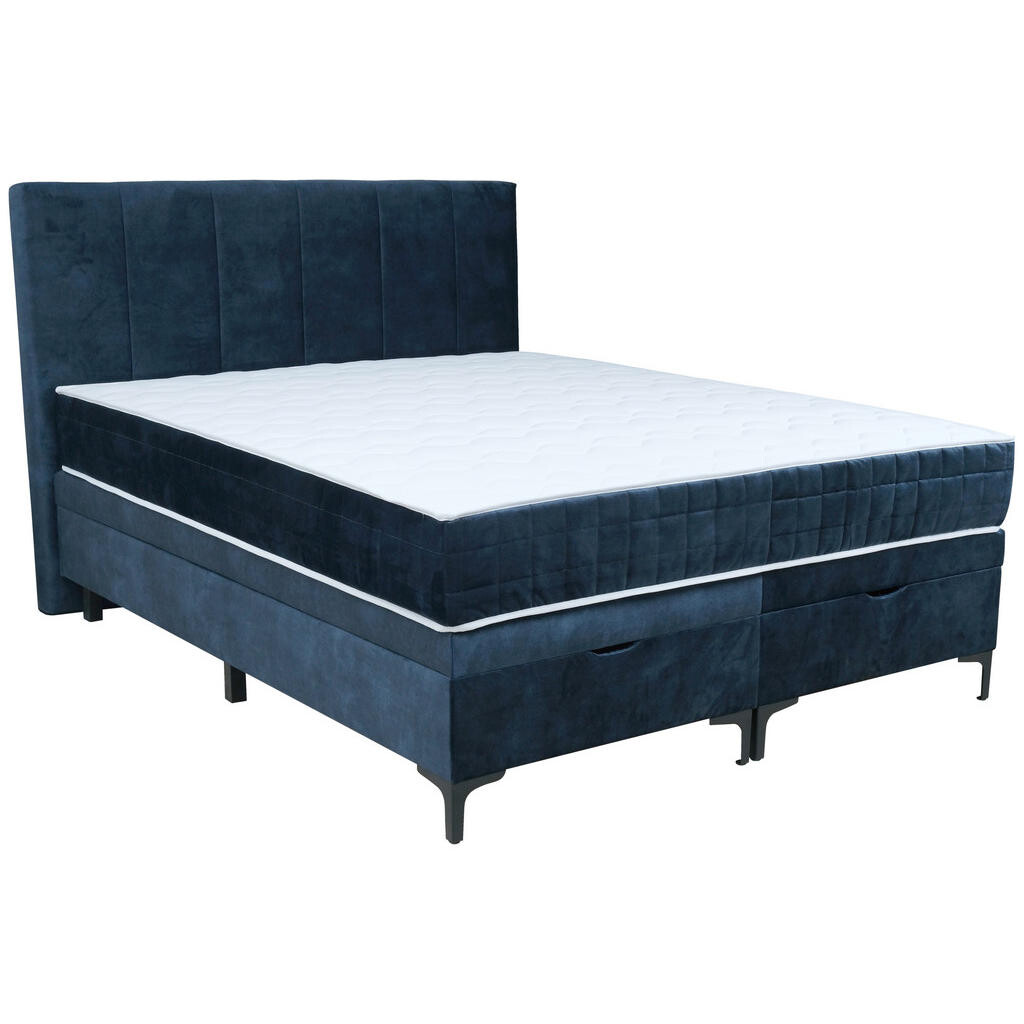 Hom`in POSTEL BOXSPRING, 180/200 cm, modrá