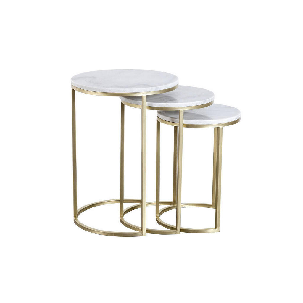 XXXL ODKLÁDACÍ STOLEK, bílá