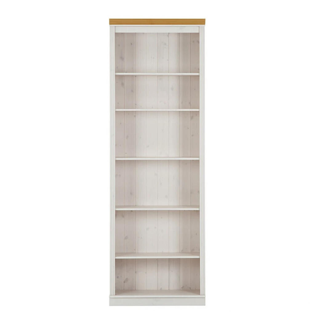 Livetastic KNIHOVNA, barvy borovice, medová, borovice, 223/74/37 cm