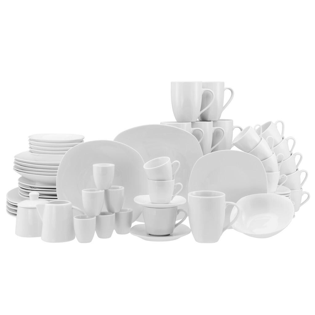 Creatable KOMBINOVANÁ SOUPRAVA, 62dílné, porcelán
