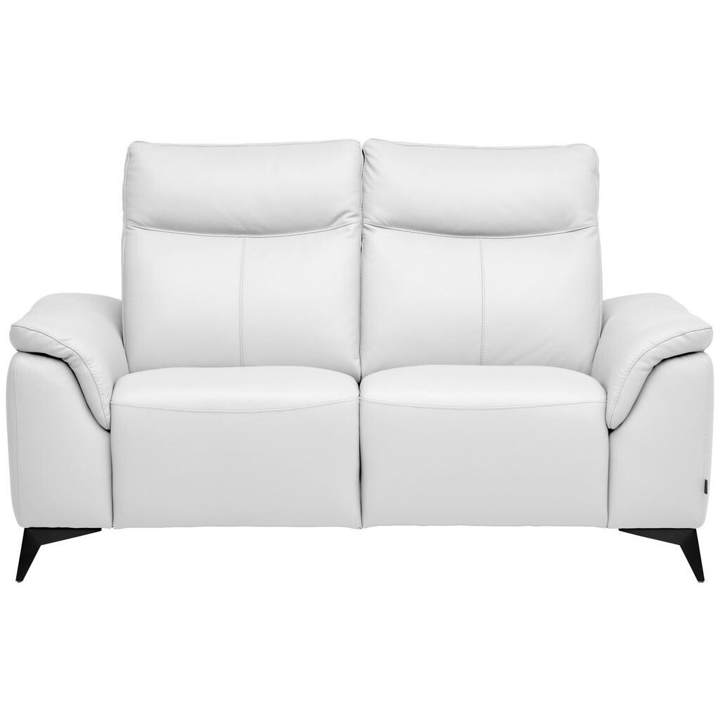 Emilio Belluti DVOUMÍSTNÁ POHOVKA, bílá, pravá kůže