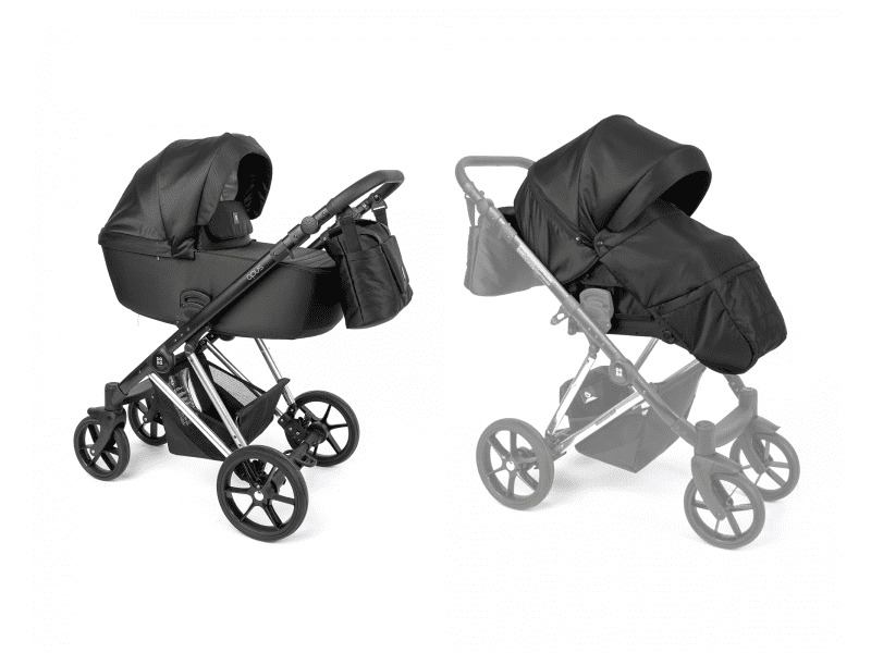 Dada Prams Prams Apus kočárek 2v1 Special Edition JetBlack - VÝPRODEJ DVOREČEK