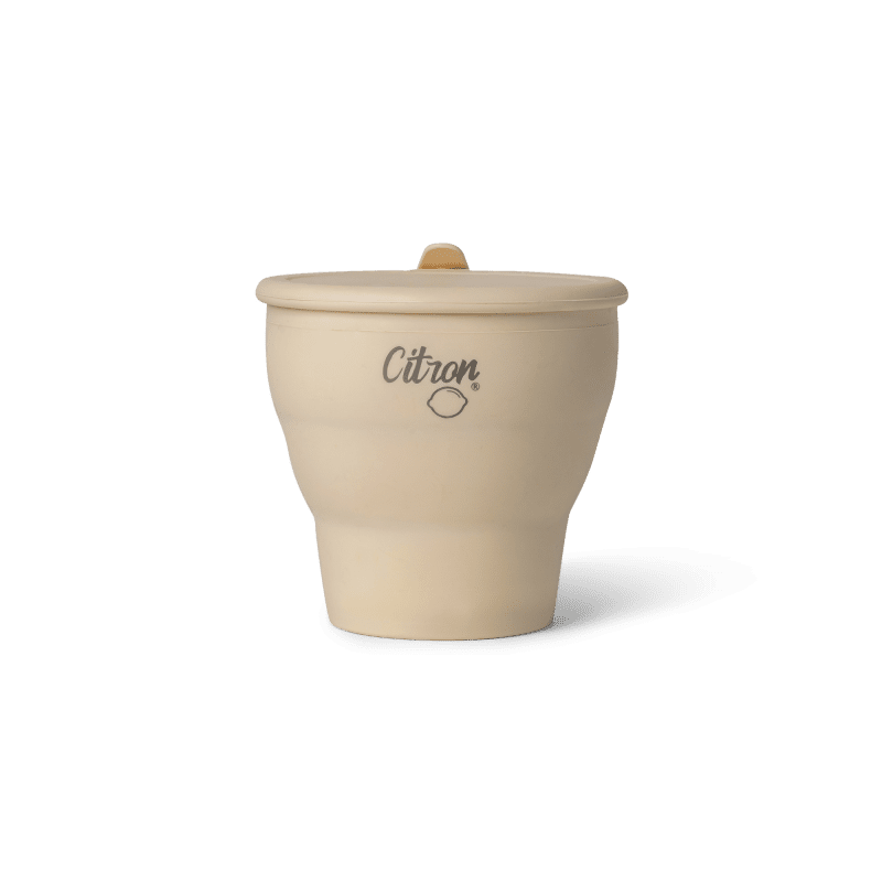 Citron Silikonová nádoba na svačinku s víčkem - Ballerina