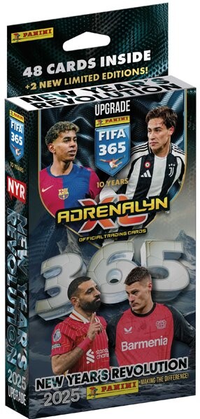 Panini 365 2024/2025 Adrenalyn karty NEW YEAR'S REVOLUTION (UPGRADE)