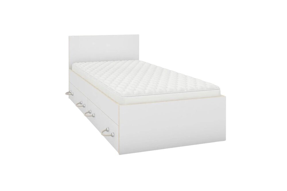 Postel Kosmo se šuplíkem 90 x 200 cm, rám z masivního dřeva + rošt v ceně