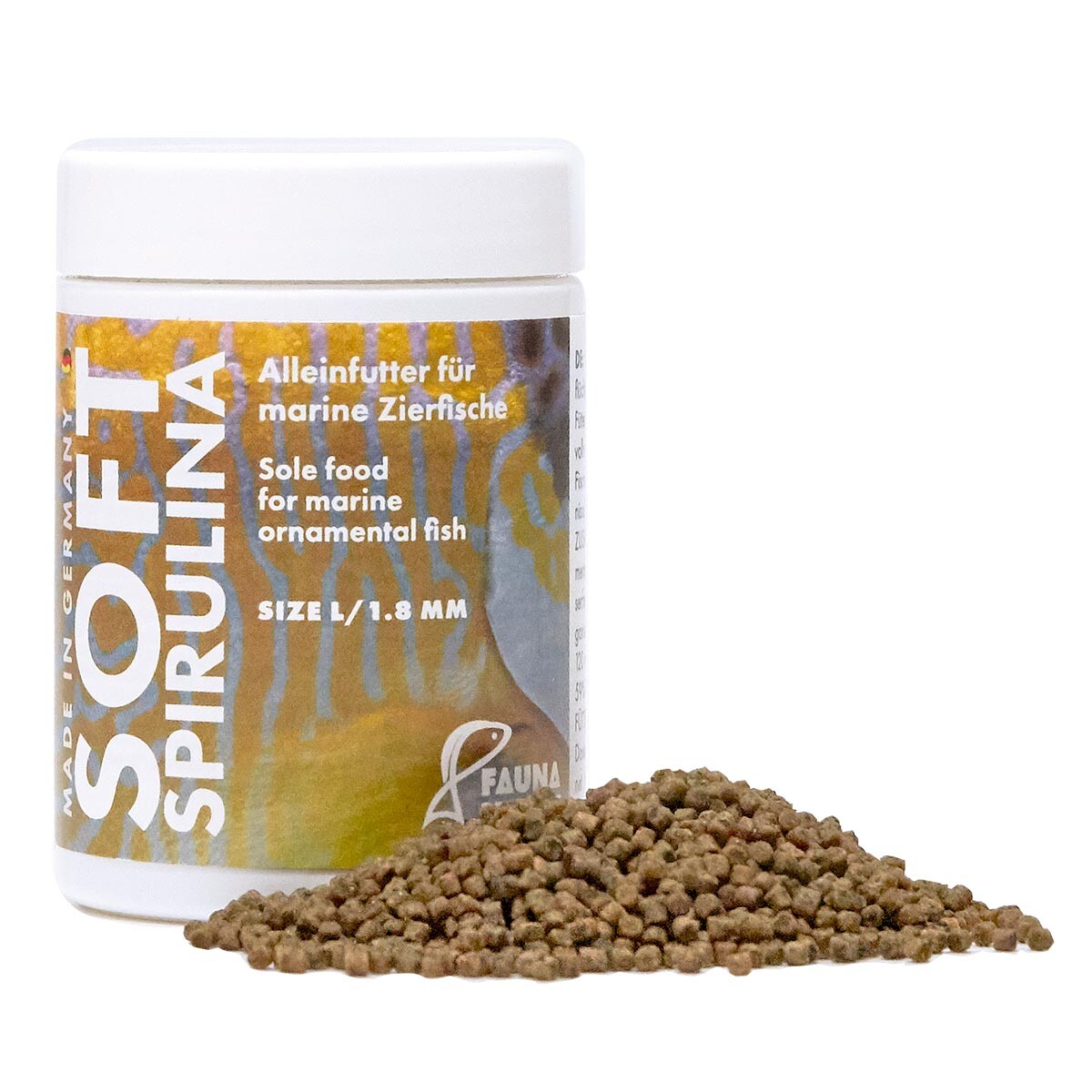 Fauna Marin krmivo pro ryby Soft Spirulina L 60 g