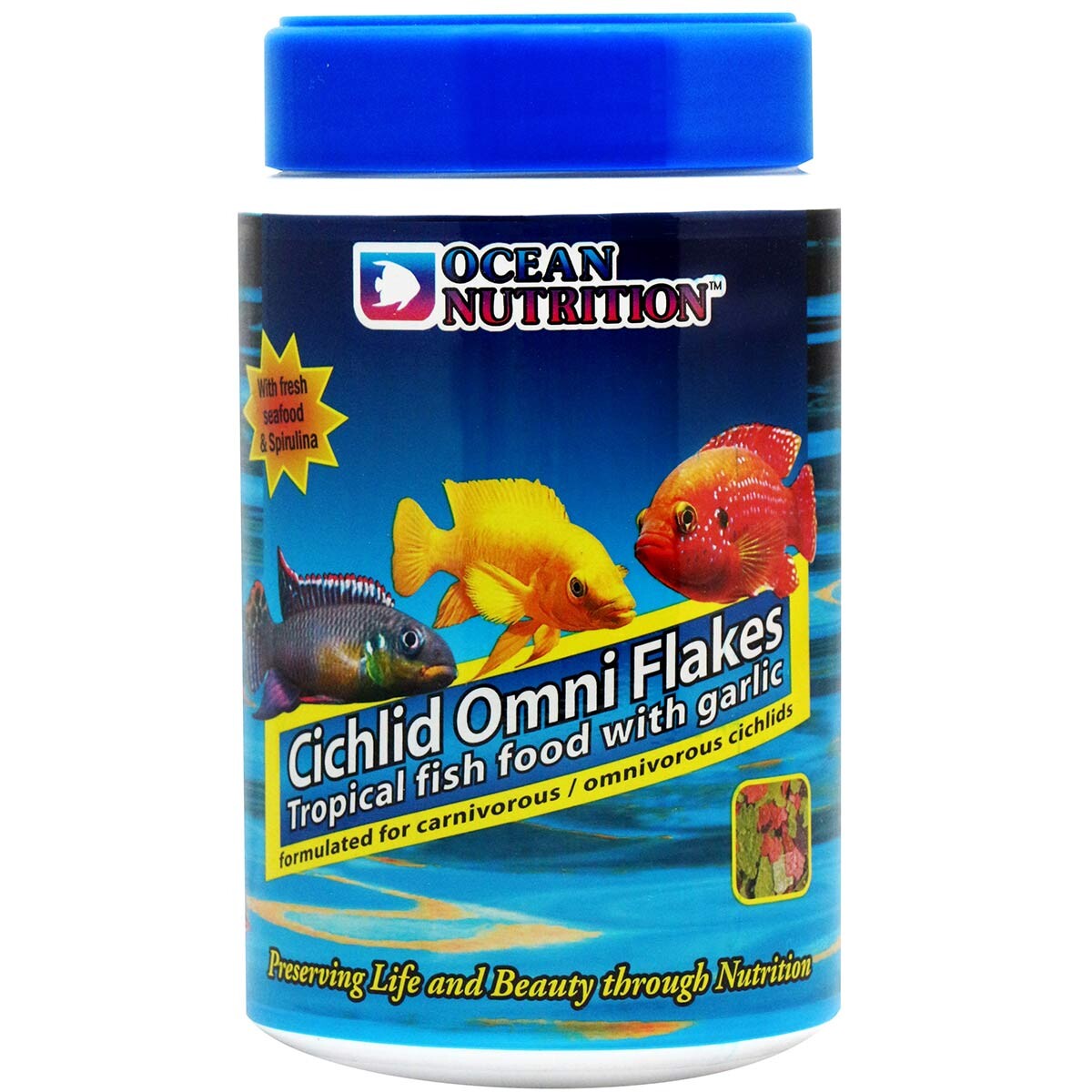 Ocean Nutrition Cichlid Omni Flakes 156 g