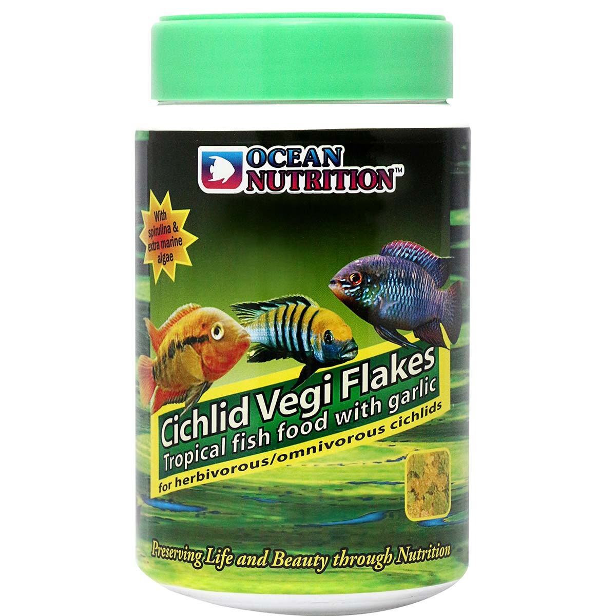 Ocean Nutrition Cichlid Vegi Flakes 156 g