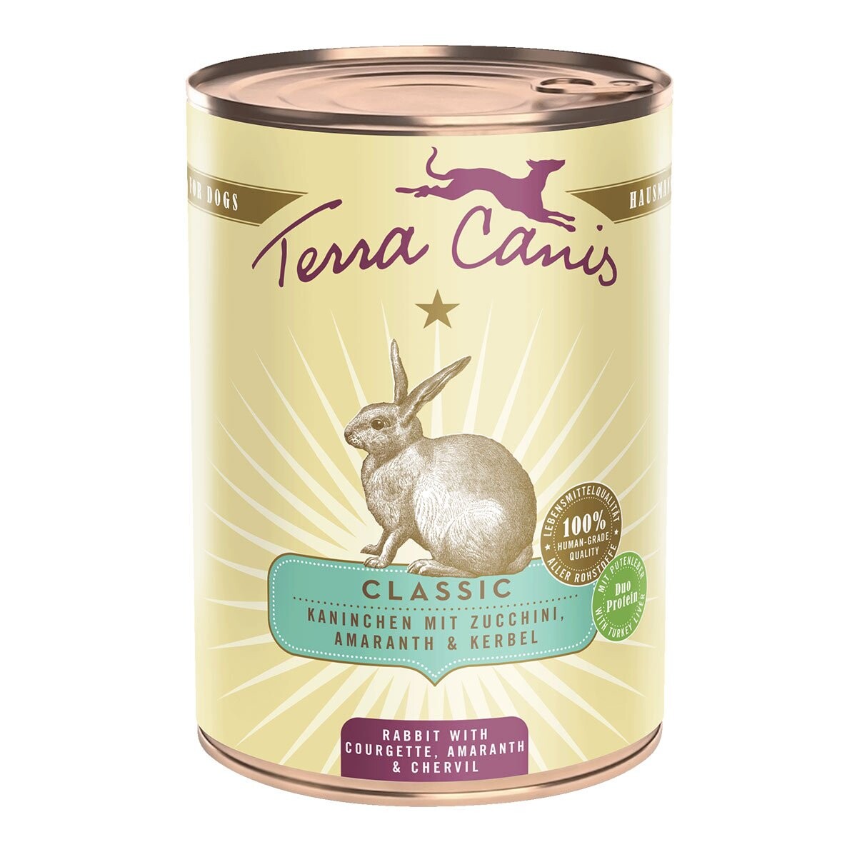 Terra Canis CLASSIC králík s cuketou 6x400 g
