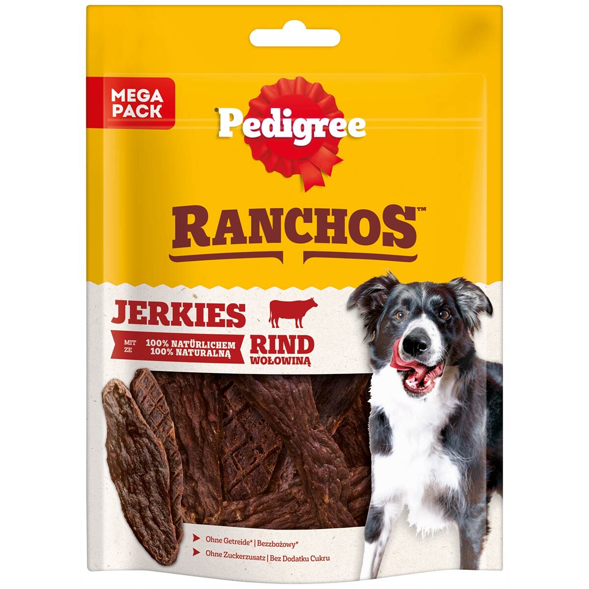 PEDIGREE Ranchos Jerkies s hovězím 180 g
