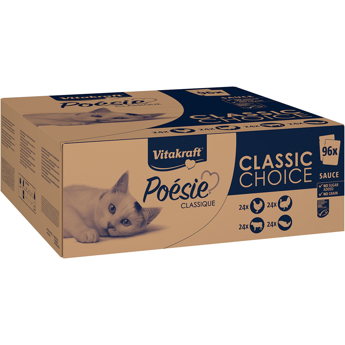 Vitakraft Mega Pack Poesie Classique MSC 96x85 g