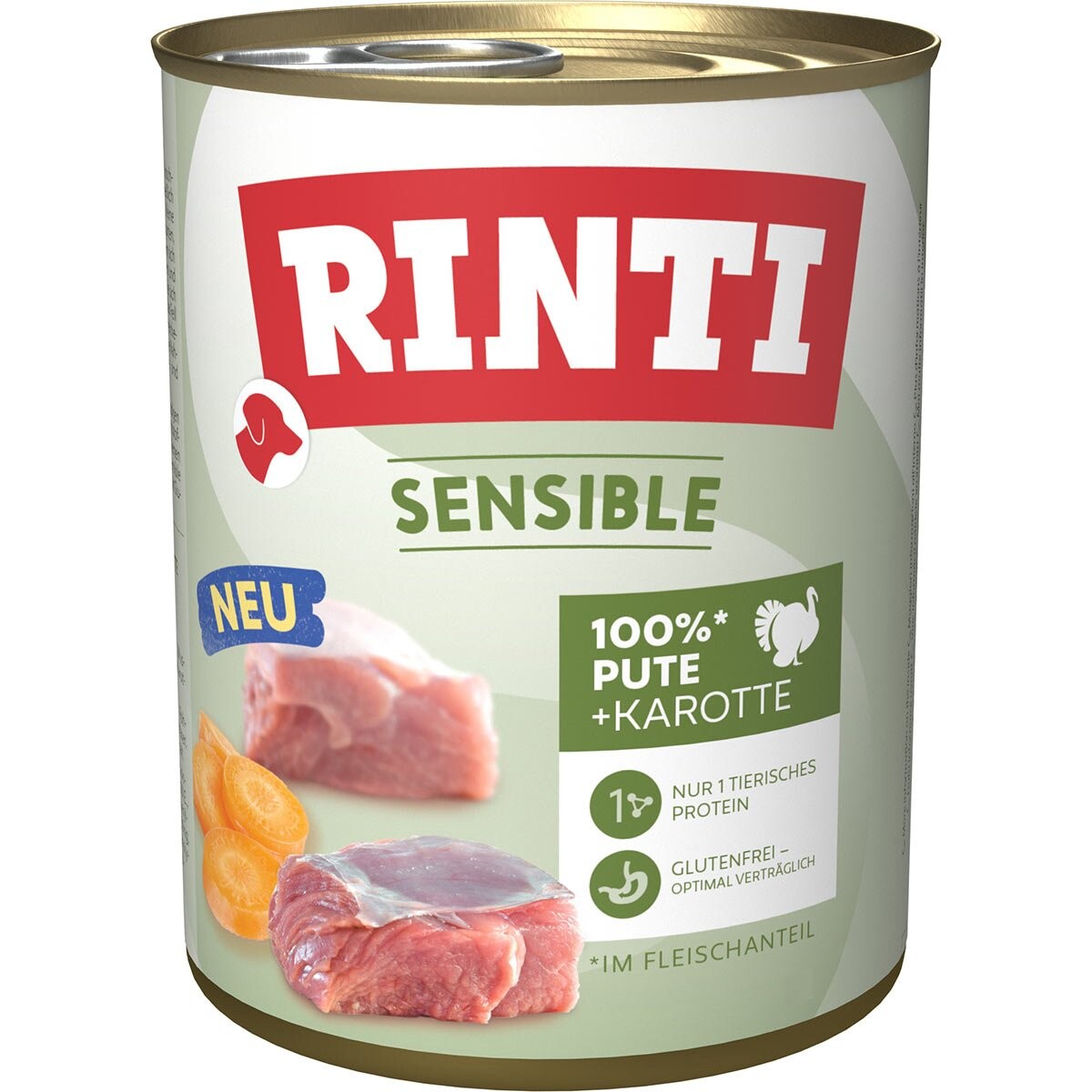 Rinti Sensible krůta + mrkev 6x800 g