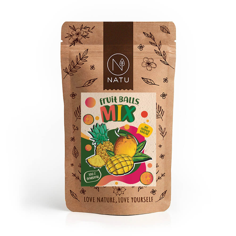 NATU Mix ovocných kuliček 150g