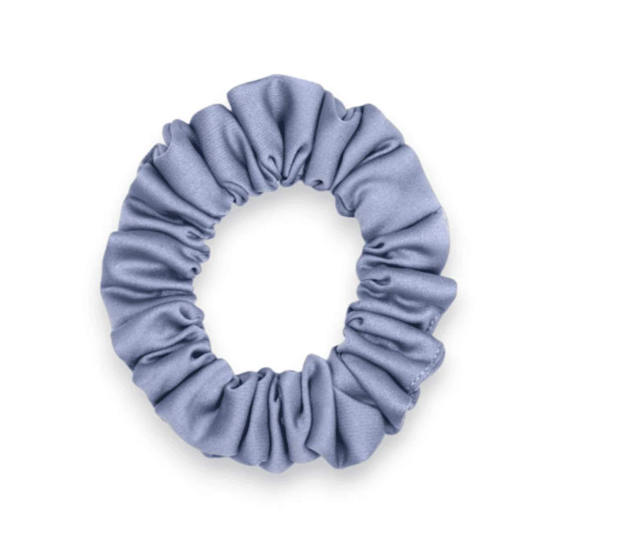 Puaree | Saténová scrunchies gumička Výběr gumičky: Modrá matná