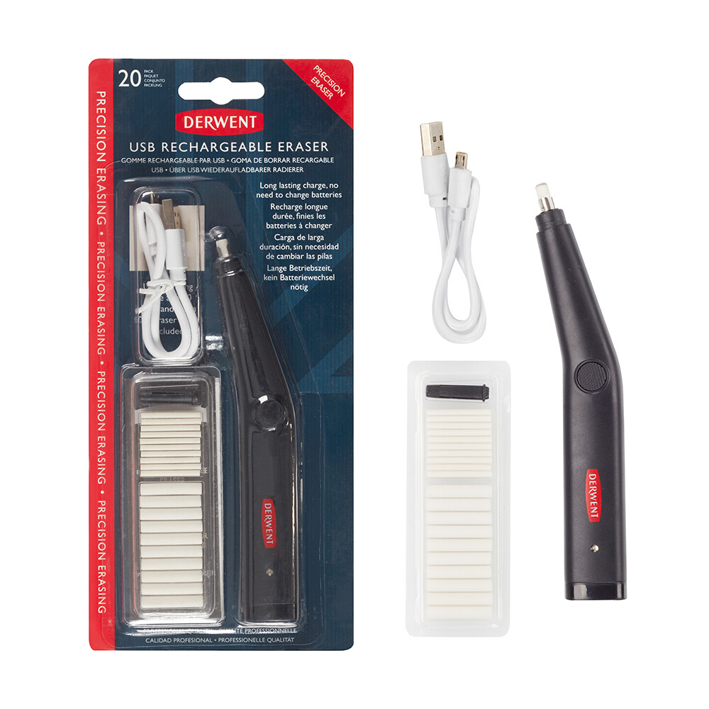 Derwent, 230580, USB Rechargeable Eraser, USB korekční guma, 1 ks