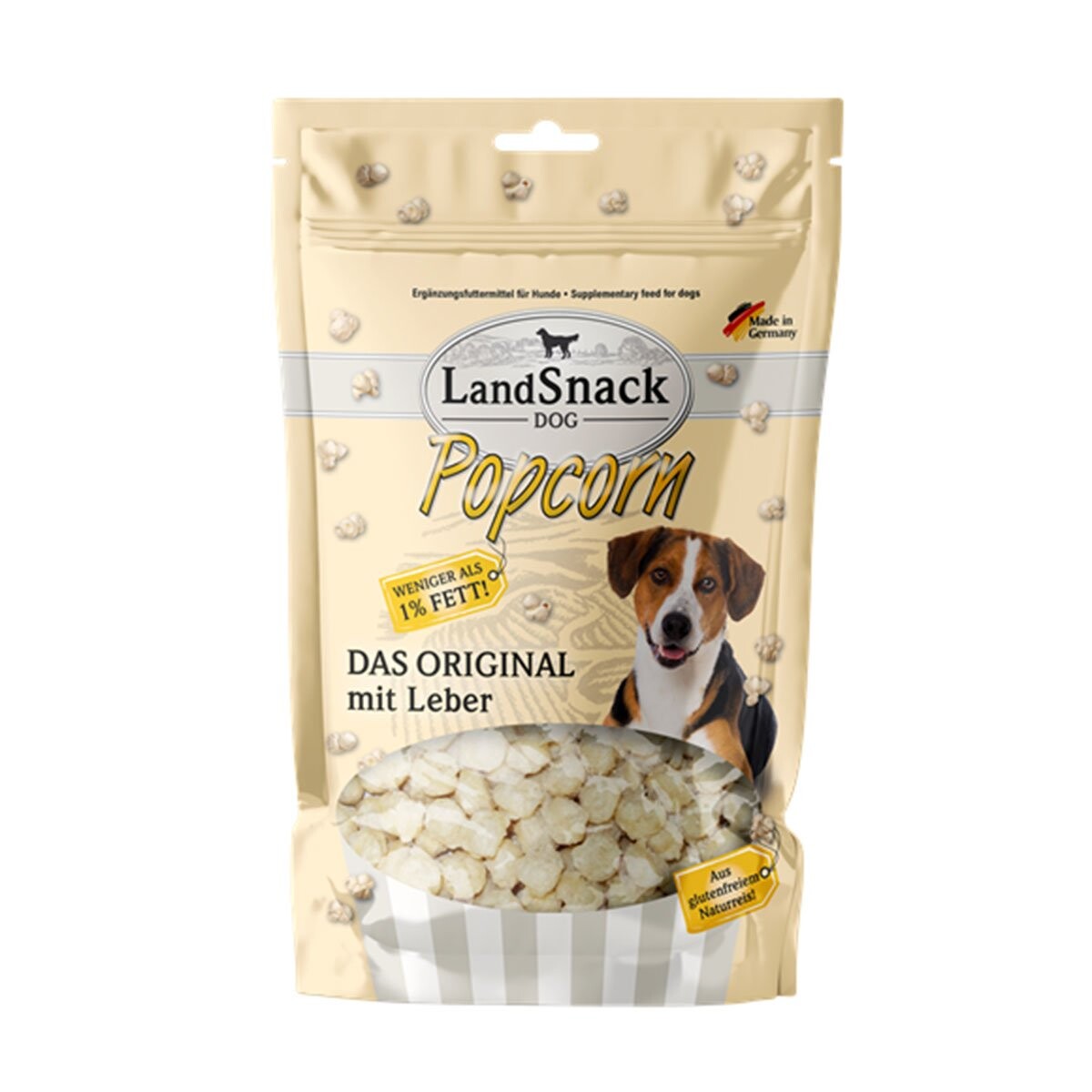 LandSnack Dog Popcorn s játry 100 g