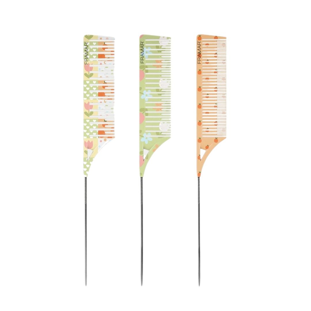 Framar CMB-DW Dreamweaver Comb Set - sada 3ks hřebnů na melírování CMB-DW-QLT - Quilted edice