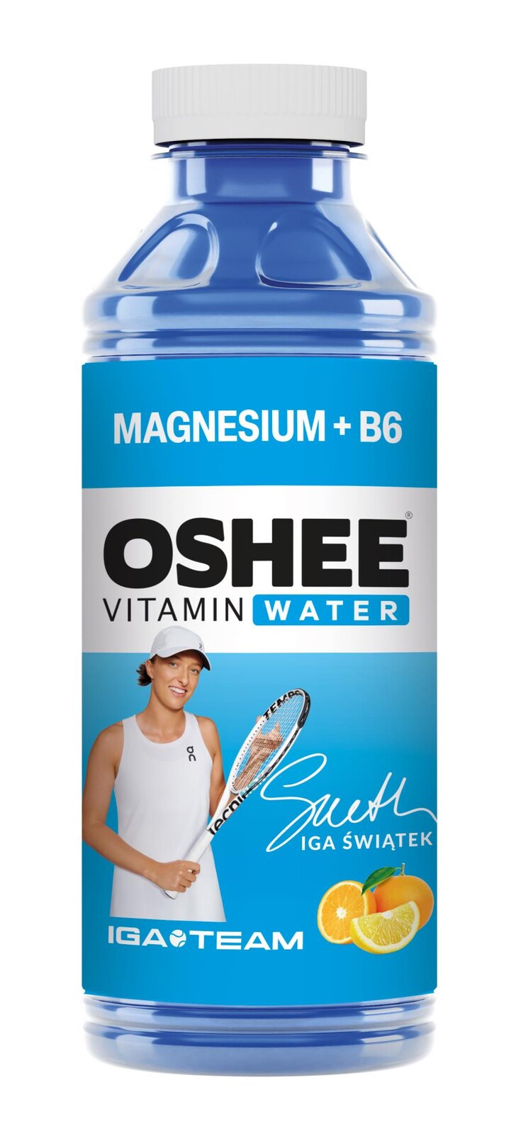 Vitamínová voda OSHEE - citron a pomeranč, Magnesium+ B6, 6x 555 ml
