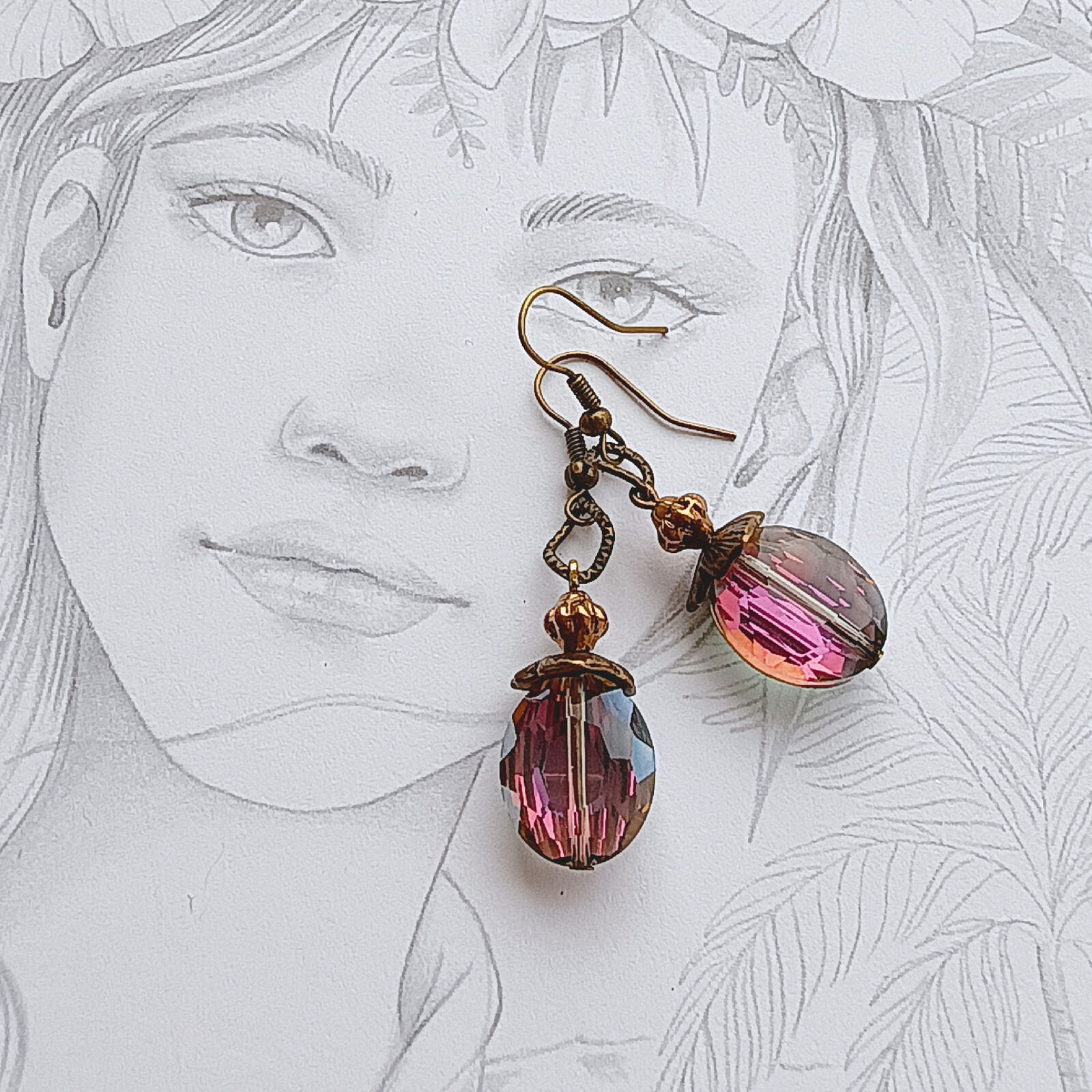 Emada Náušnice, 1007, Broušený skvost, 1 pár