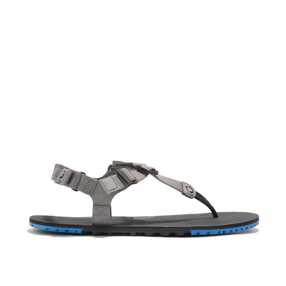 Xero Shoes H-TRAIL Steel Gray / Blue Iolite Pánské barefoot sandály - 41