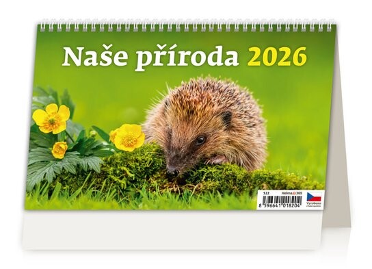 Naše příroda 2026 - stolní kalendář