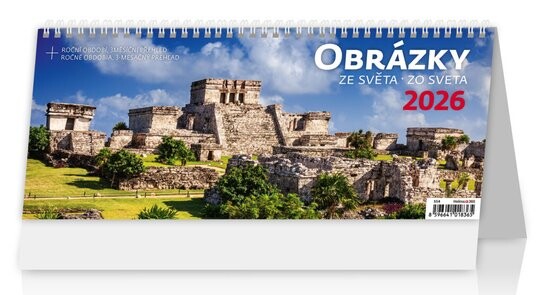 Obrázky ze světa 2026 - stolní kalendář