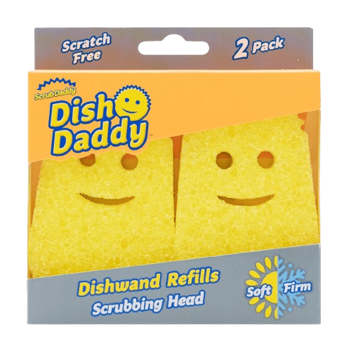 SCRUB DADDY Dish Daddy - Náhradní houbičky, Yellow 2 ks