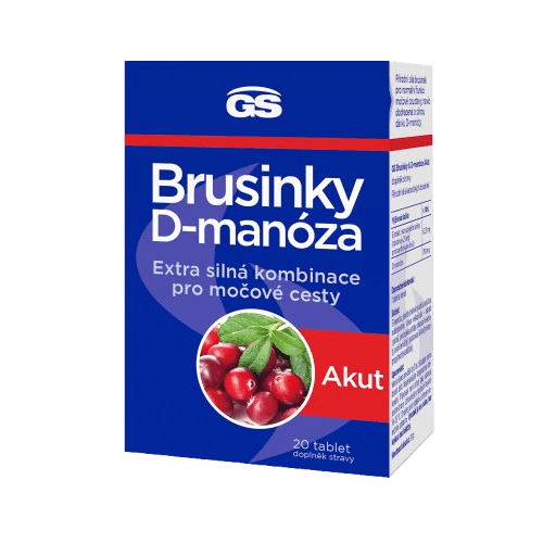 CEMIO GS Brusinky & D-manóza Akut 20 tablet