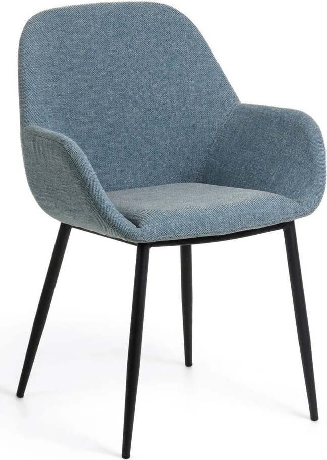 Modrá jídelní židle Konna – Kave Home