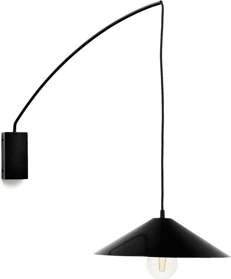 Černé nástěnné svítidlo ø 35 cm Kally – Kave Home