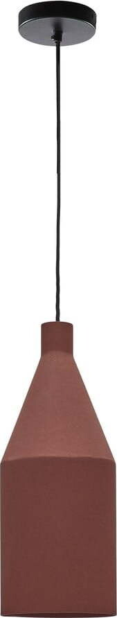 Závěsné svítidlo v terakotové barvě s kovovým stínidlem ø 15 cm Peralta – Kave Home