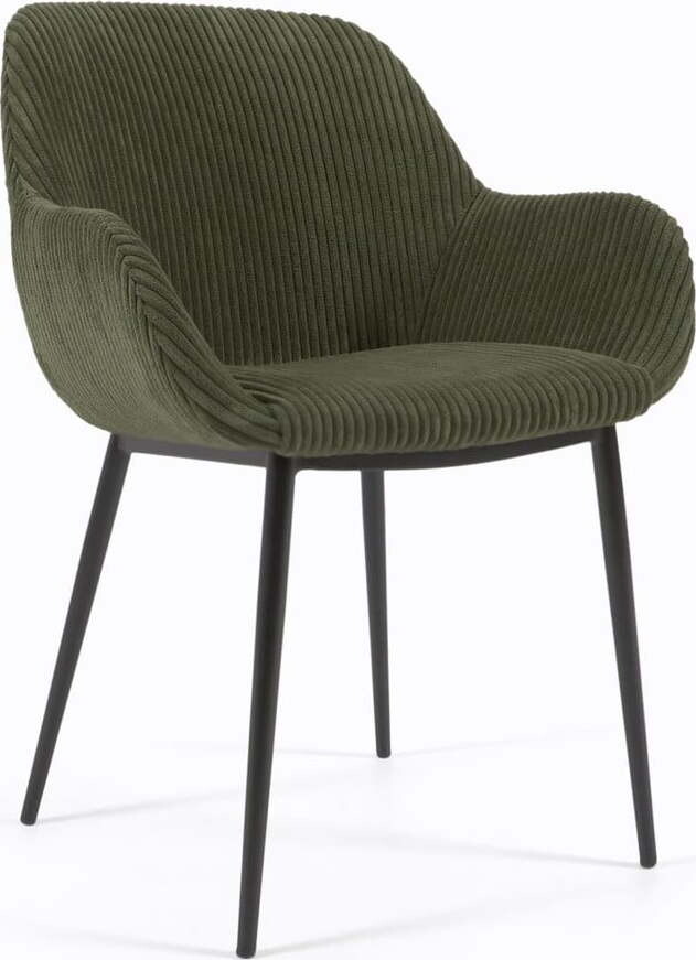 Khaki jídelní židle Konna – Kave Home