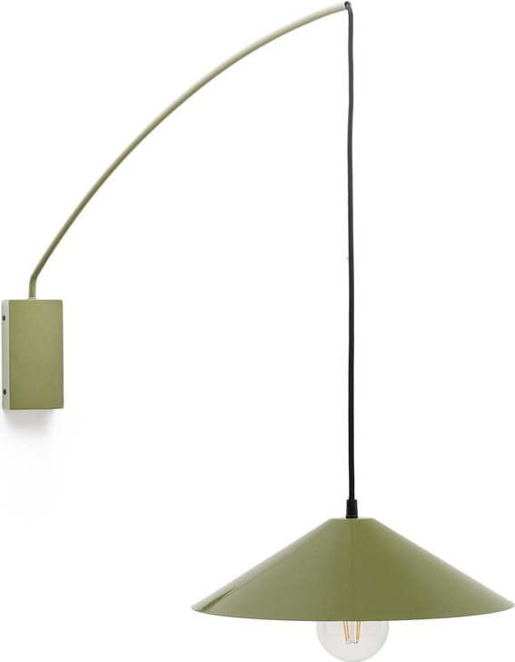 Zelené nástěnné svítidlo ø 35 cm Kally – Kave Home
