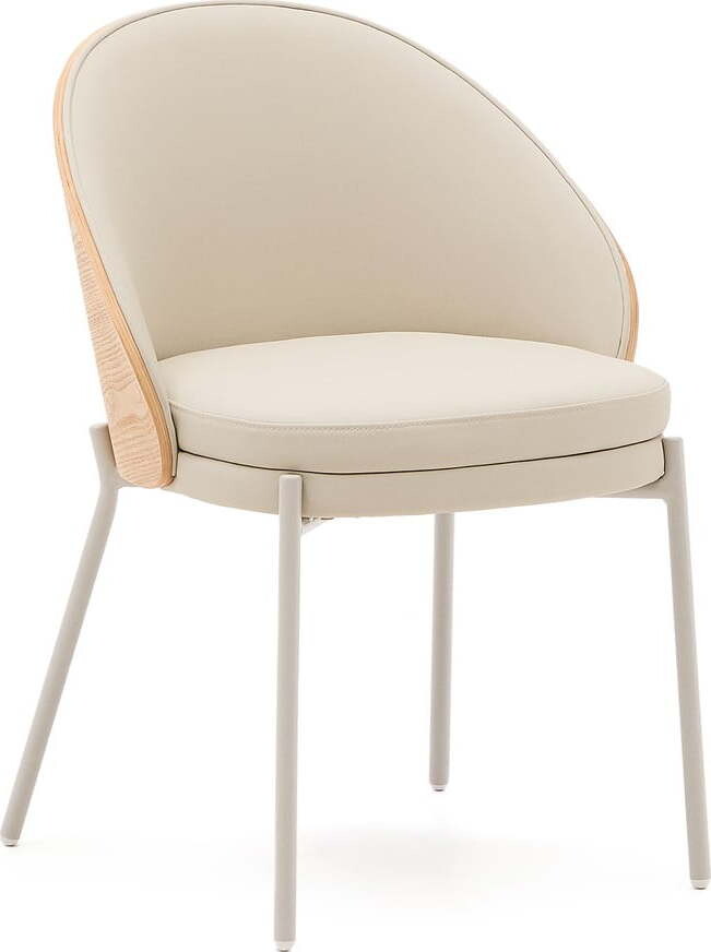 Krémová jídelní židle Eamy – Kave Home