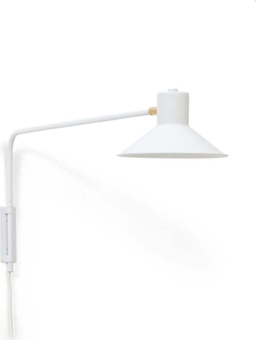 Bílé nástěnné svítidlo ø 20 cm Aria – Kave Home