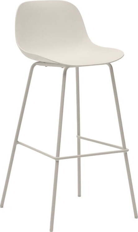 Krémová barová židle (výška sedáku 74 cm) Altea – Kave Home