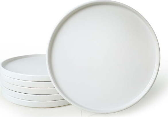 Bílé keramické talíře v sadě 6 ks ø 27 cm – Hermia