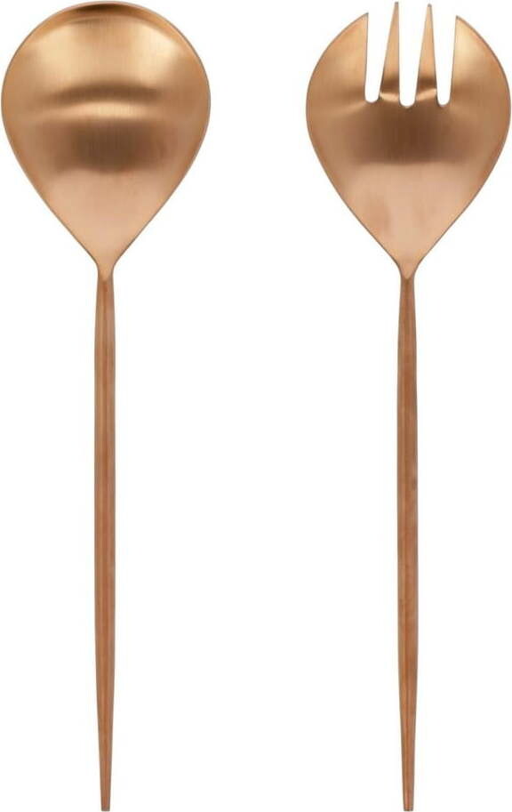 Nerezový salátový příbor 2 ks Kelda – Kave Home