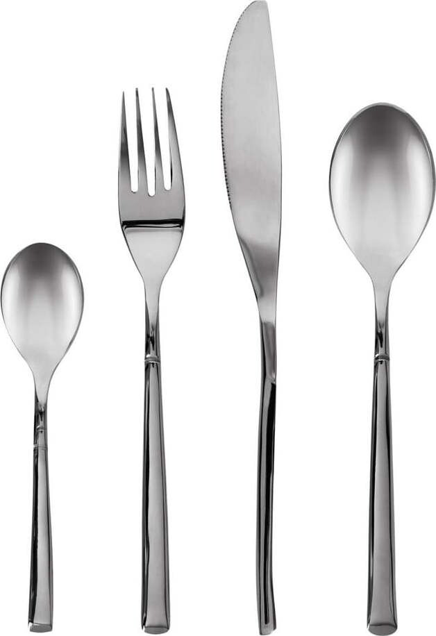 Nerezový příbor 16 ks ve stříbrné barvě Crisps – Kave Home