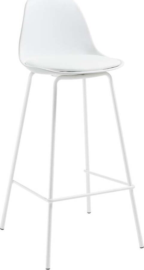Bílá barová židle (výška sedáku 65 cm) Brighter – Kave Home