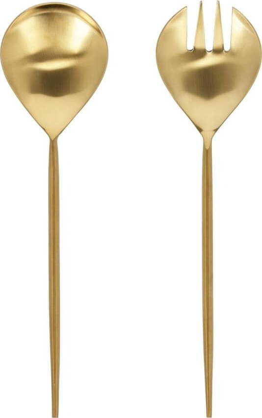 Nerezový salátový příbor 2 ks Lite – Kave Home