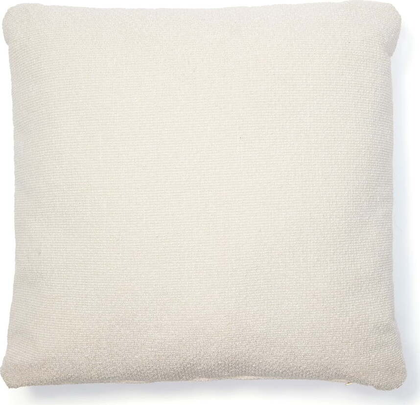 Krémový žinylkový polštář na gauč Martina – Kave Home