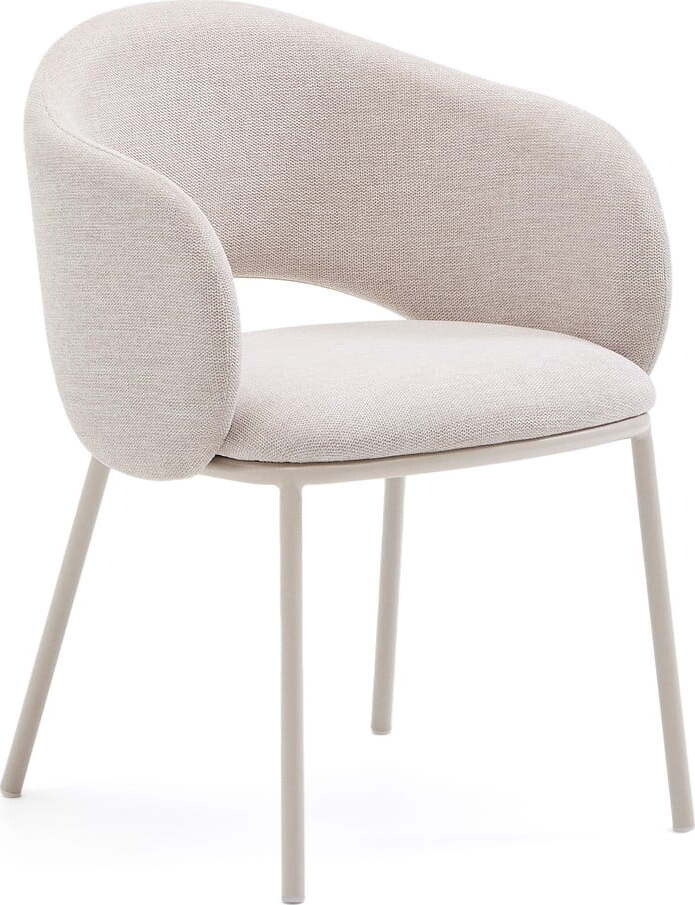 Krémová jídelní židle Maina – Kave Home