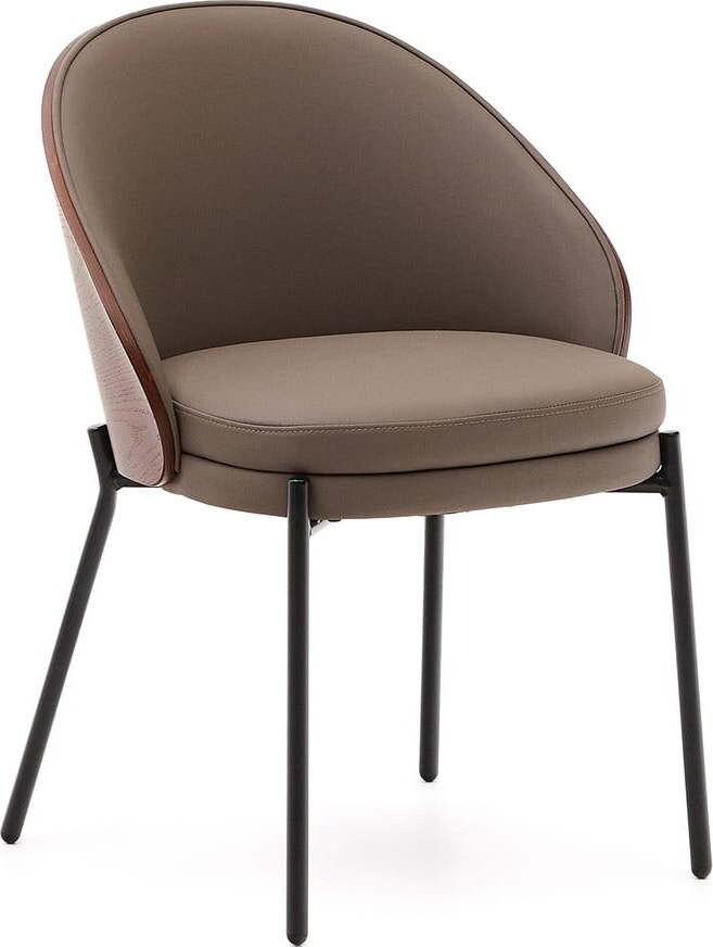 Hnědá jídelní židle Eamy – Kave Home
