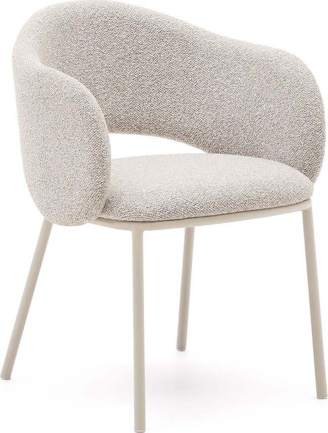 Jídelní židle slonovinová Maina – Kave Home