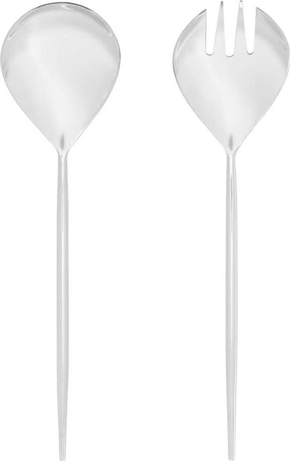 Nerezový salátový příbor 2 ks Crisps – Kave Home